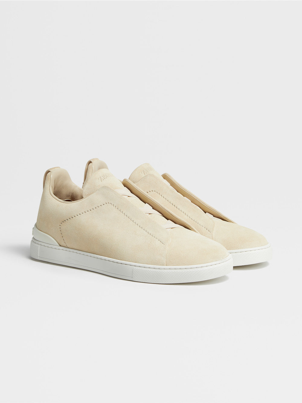 LIGHT CREAM SUEDE TRIPLE STITCH™ SNEAKERS