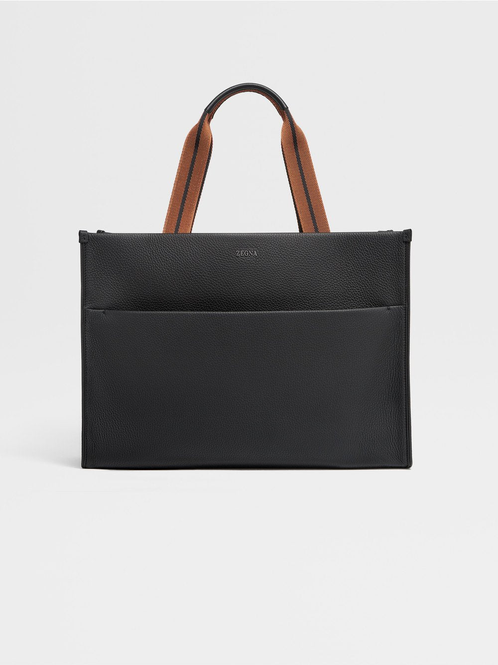 BLACK DEERSKIN TOTE BAG