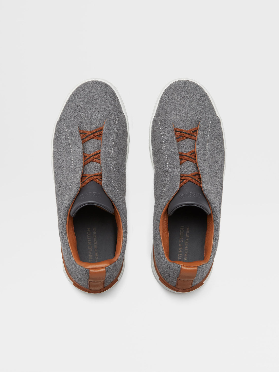 GREY MÉLANGE 14MILMIL14 TRIPLE STITCH™ SNEAKERS