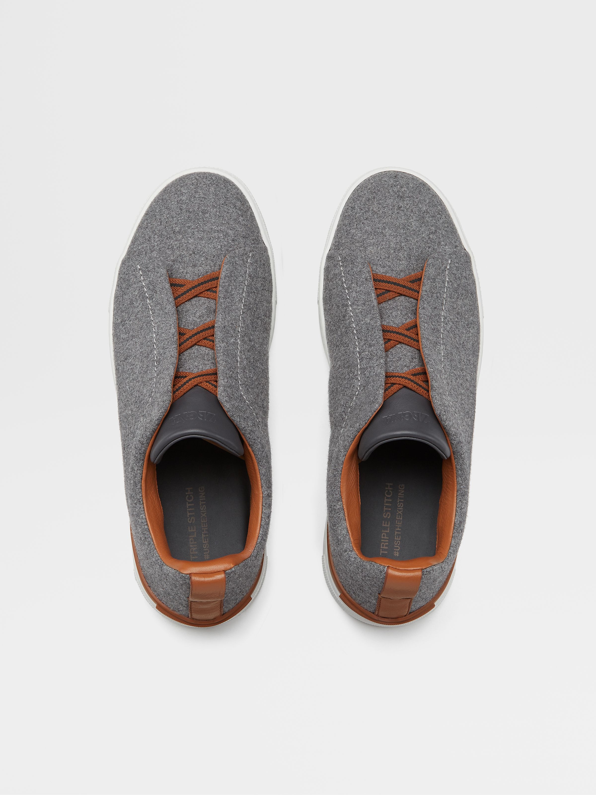 GREY MÉLANGE 14MILMIL14 TRIPLE STITCH™ SNEAKERS