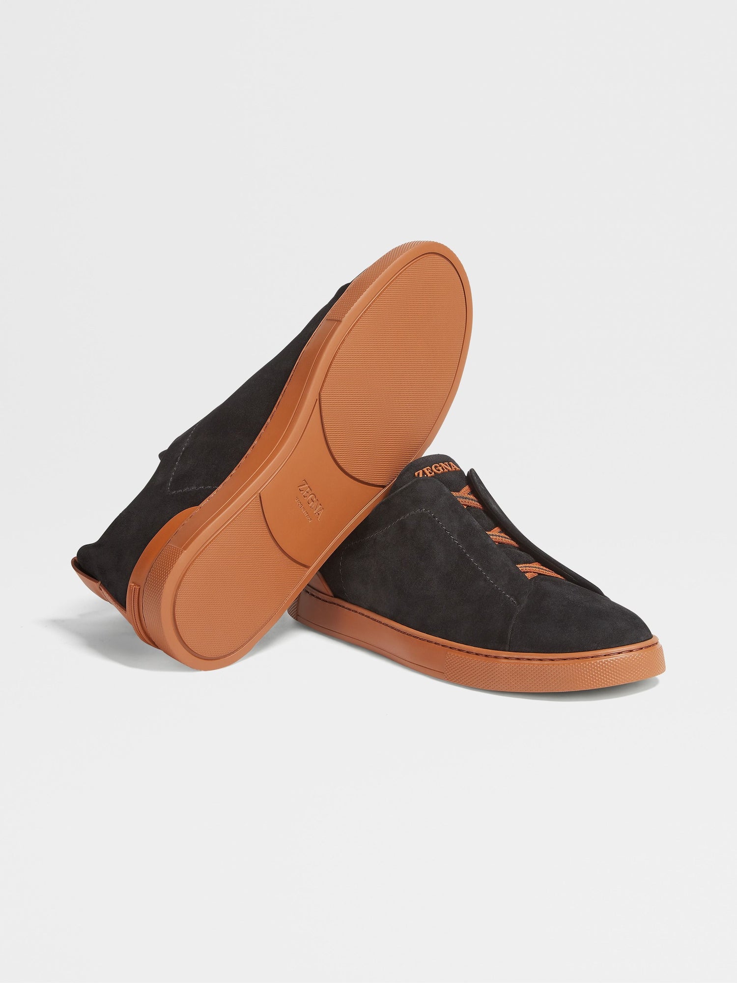 BLACK SUEDE TRIPLE STITCH™ SNEAKERS