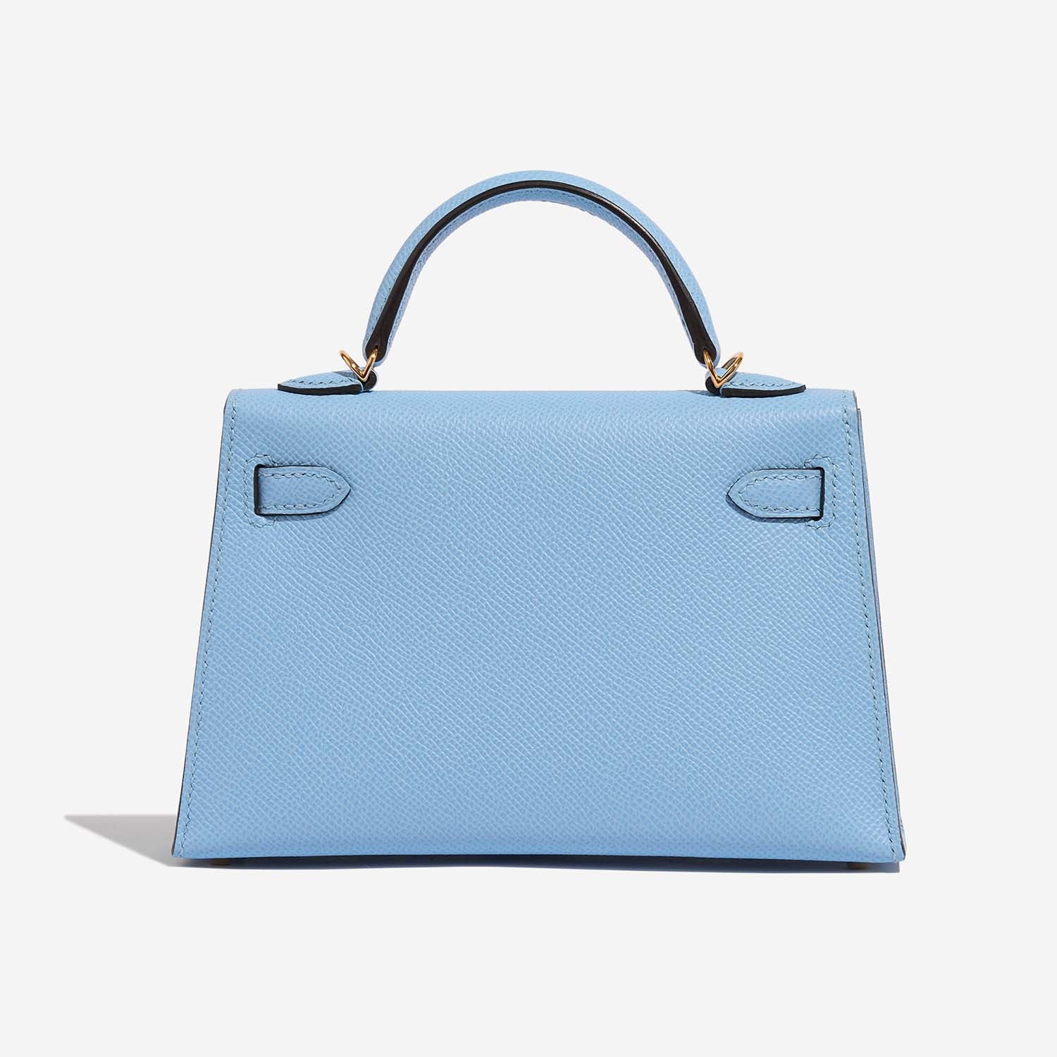 Kelly Mini Epsom Blue Celeste