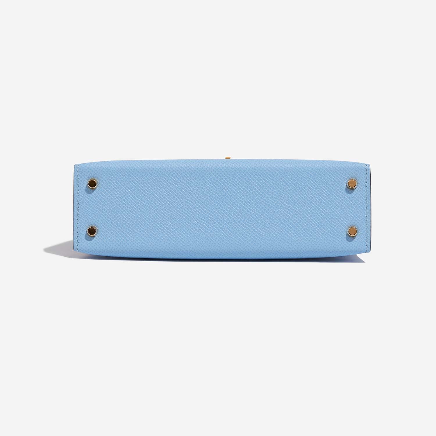 Kelly Mini Epsom Blue Celeste
