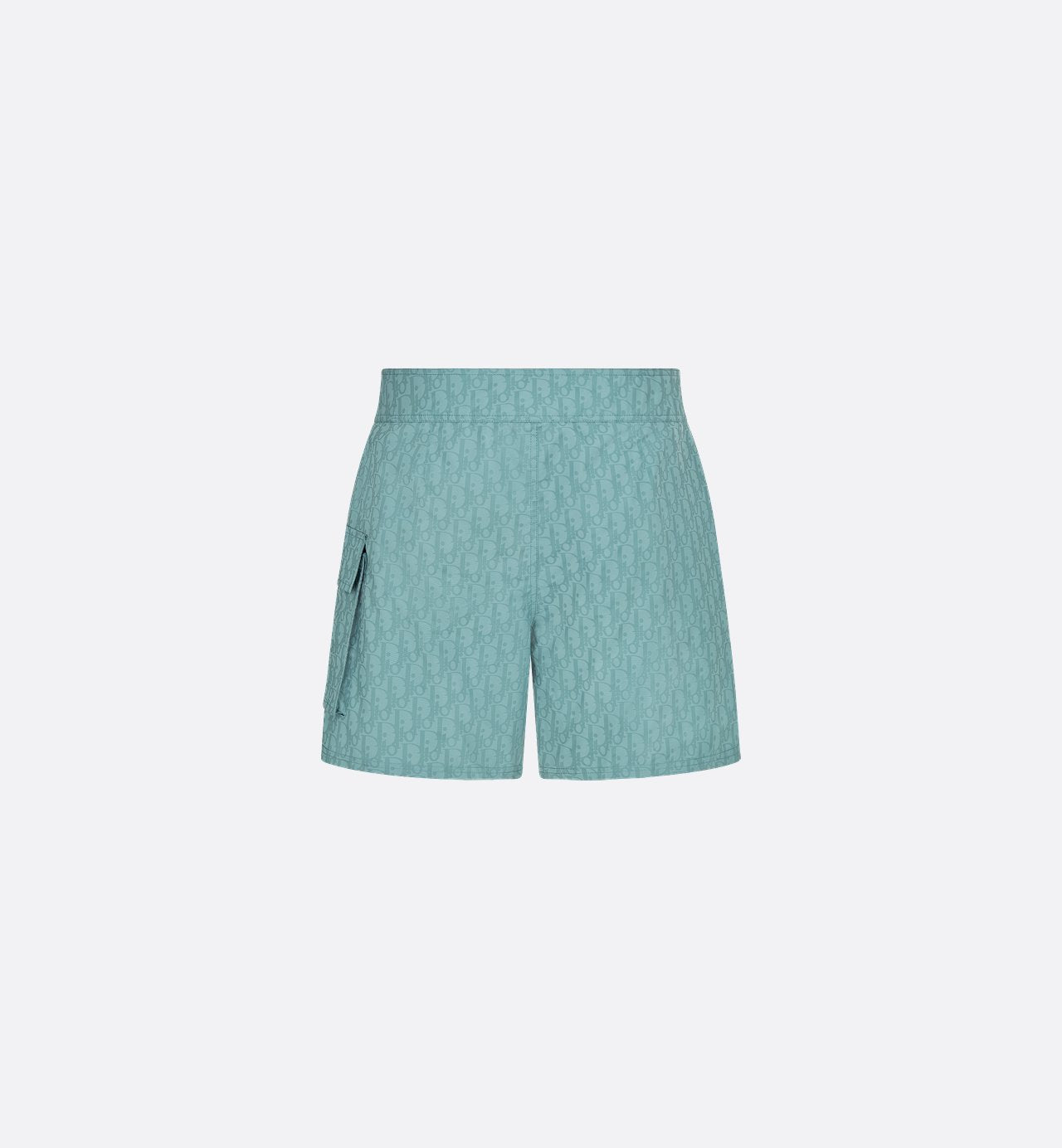 Oblique Swim Shorts Sea Green Technical Fabric