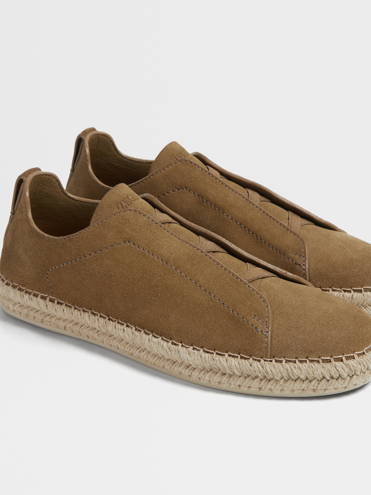 OLIVE GREEN SUEDE TRIPLE STITCH™ ESPADRILLES