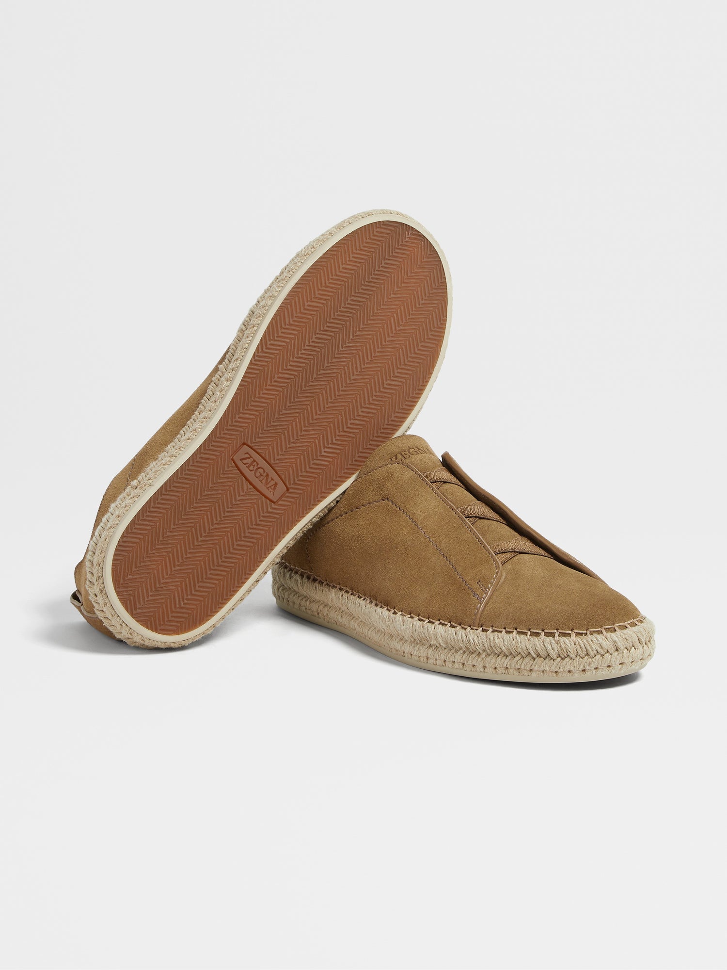 OLIVE GREEN SUEDE TRIPLE STITCH™ ESPADRILLES