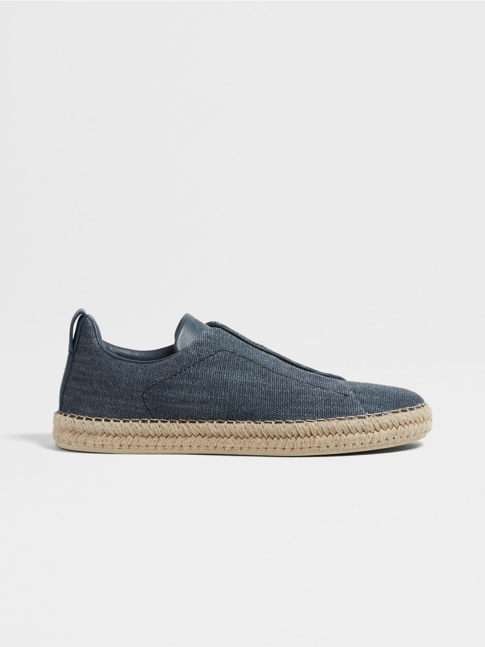 BLUE LINEN BLEND TRIPLE STITCH™ ESPADRILLES