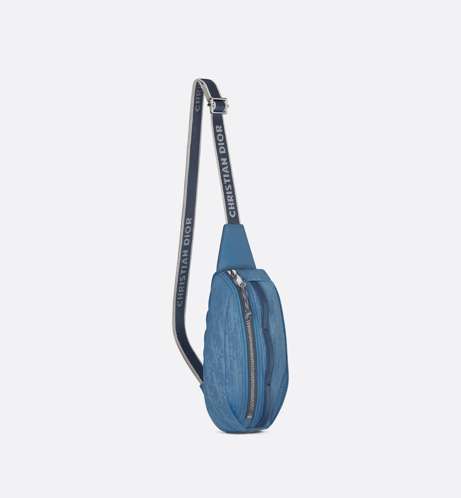 Mini Dior Scarab Bag Blue Dior Oblique Parley Ocean Plastic® Nylon