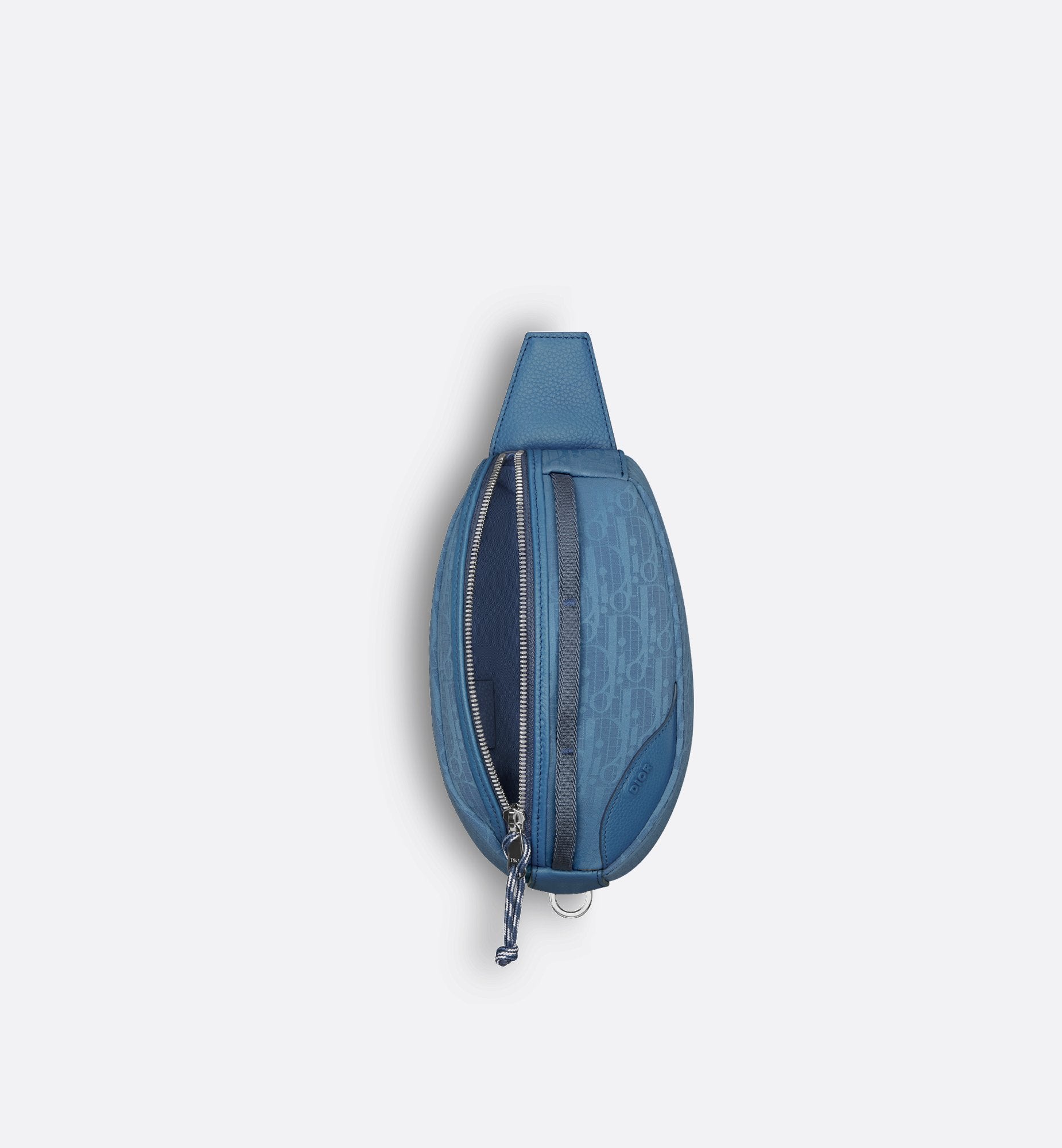 Mini Dior Scarab Bag Blue Dior Oblique Parley Ocean Plastic® Nylon