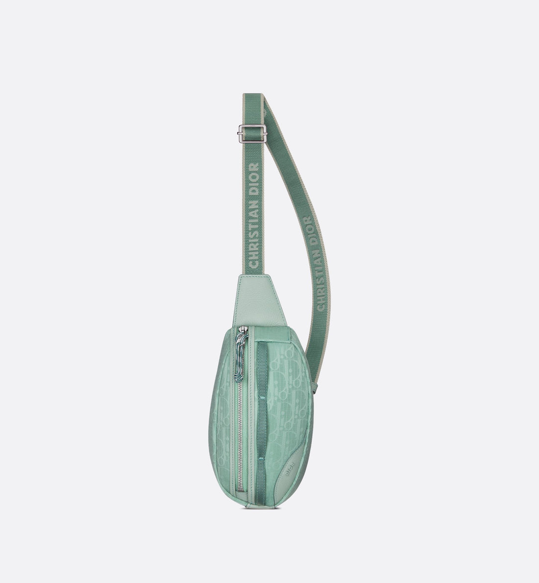 Mini Dior Scarab Bag Light Green Dior Oblique Parley Ocean Plastic® Nylon