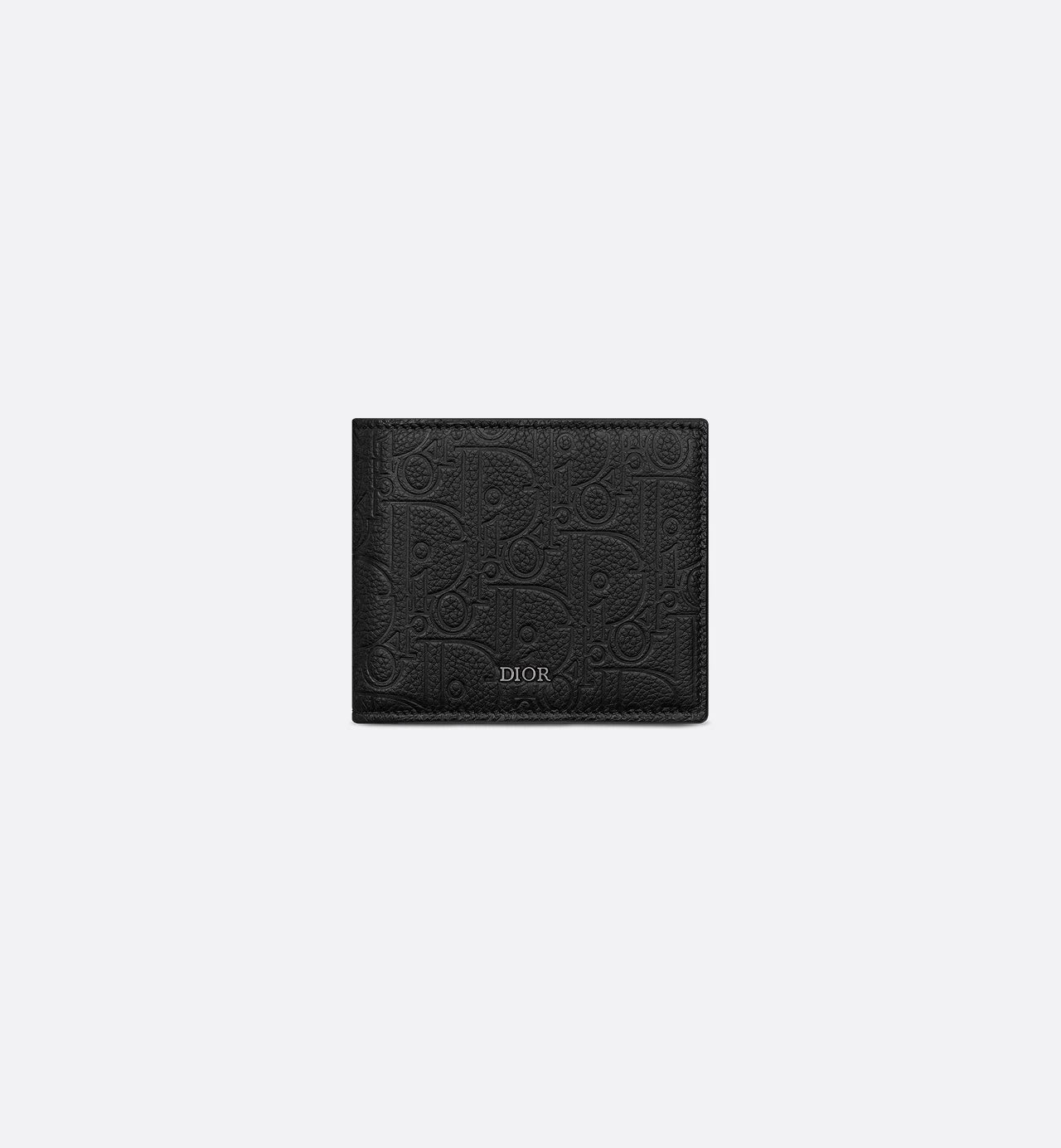 Bifold Wallet Black Dior Gravity Leather