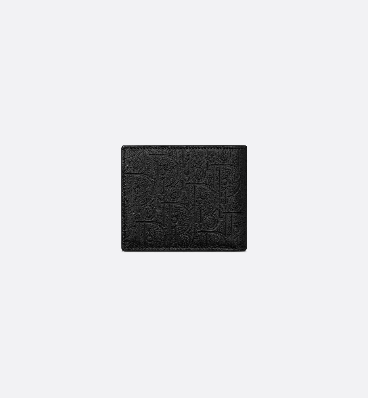 Bifold Wallet Black Dior Gravity Leather