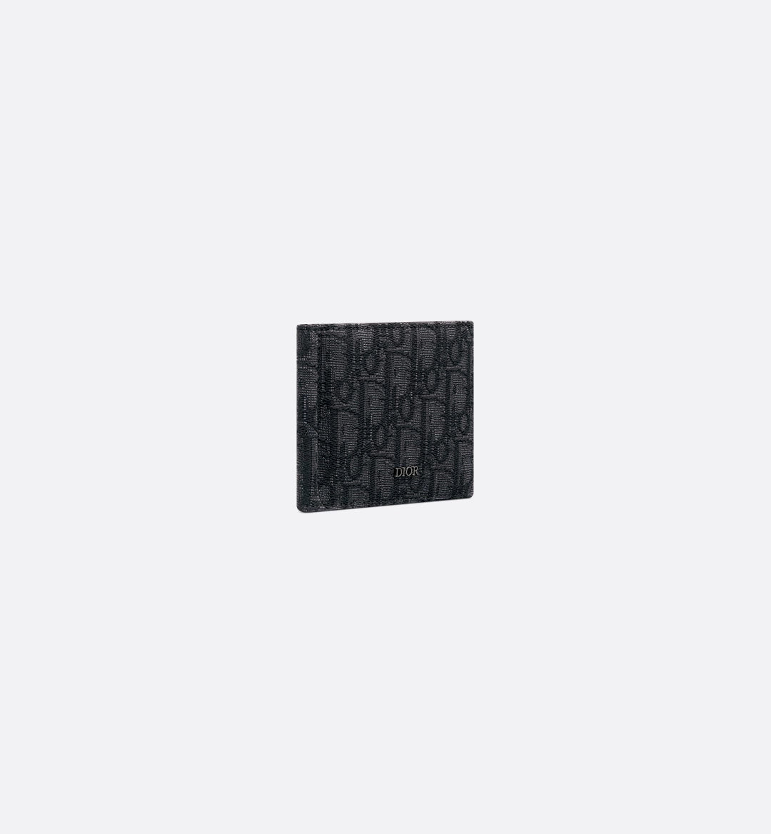 Wallet With Money Clip Black Dior Oblique Jacquard