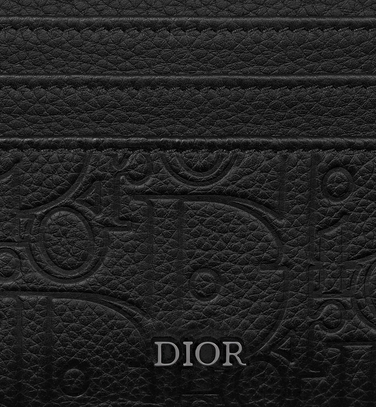 Card Holder Black Dior Gravity Leather