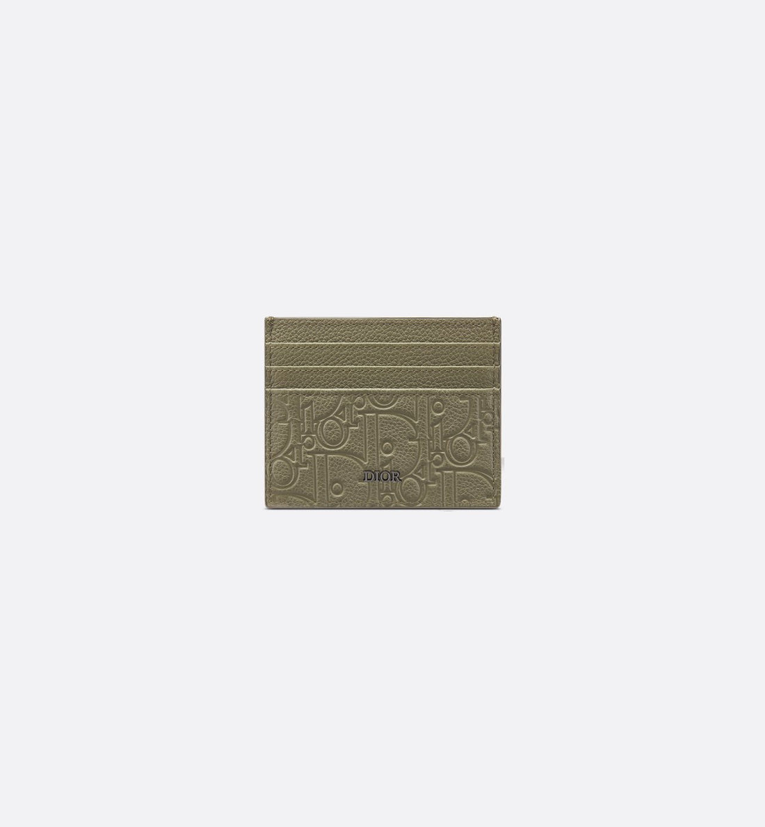 Card Holder Khaki Dior Gravity Leather