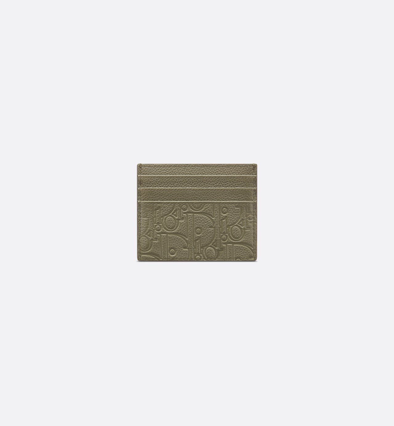 Card Holder Khaki Dior Gravity Leather