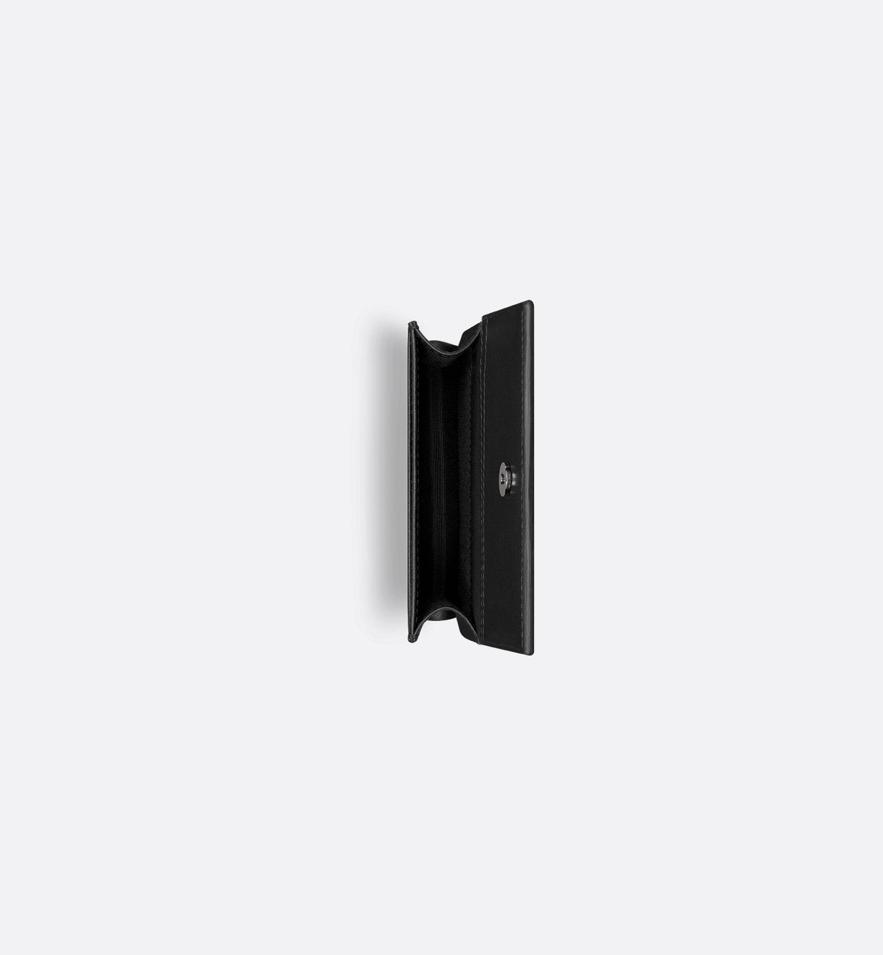 Business Card Holder Black Dior Gravity Leather