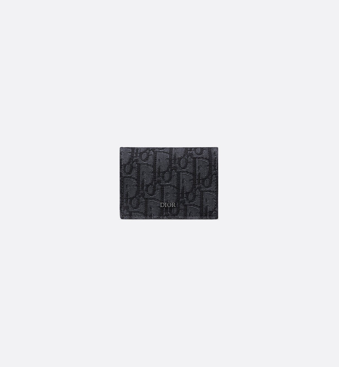 Business Card Holder Black Dior Oblique Jacquard