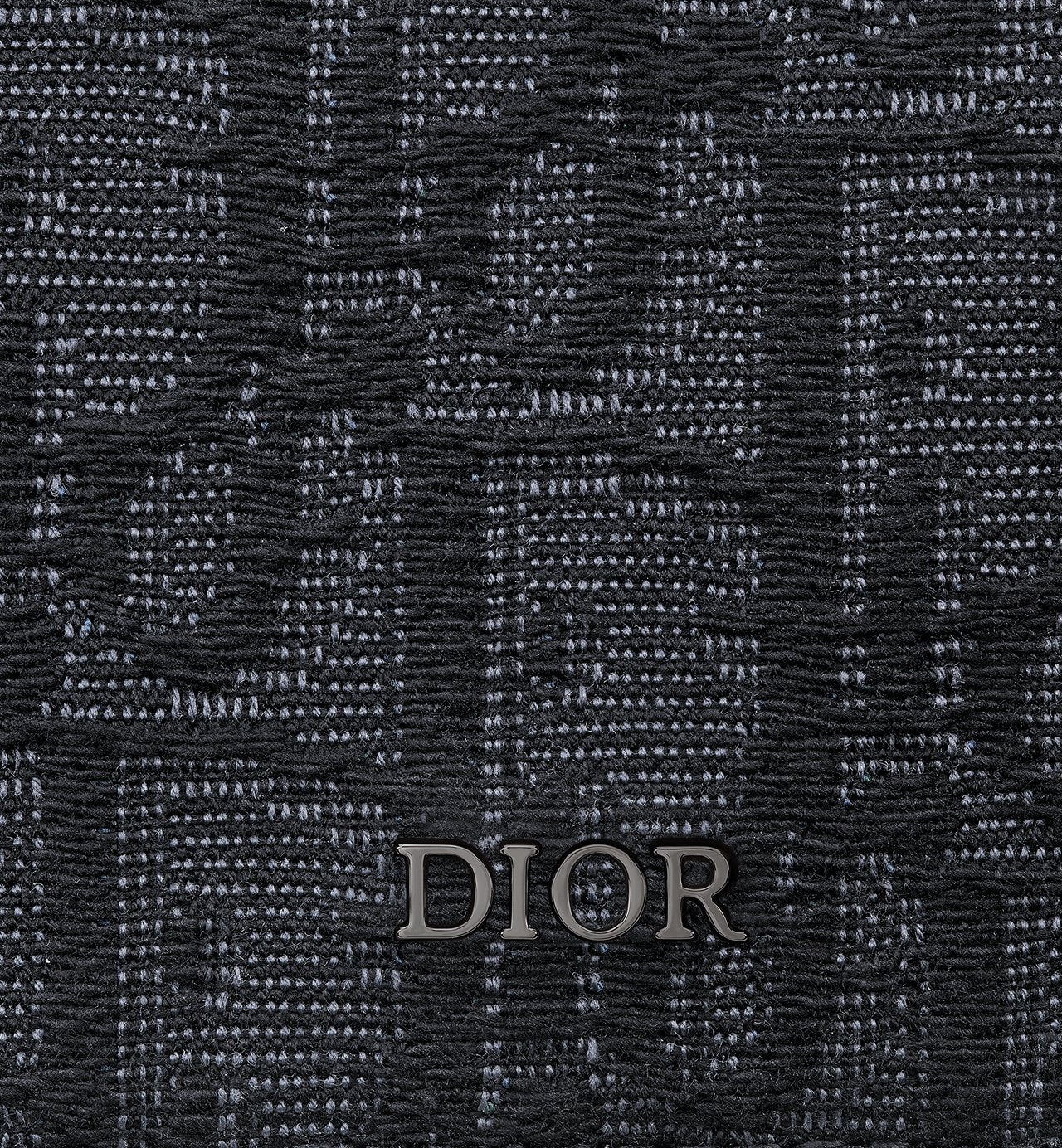 Business Card Holder Black Dior Oblique Jacquard