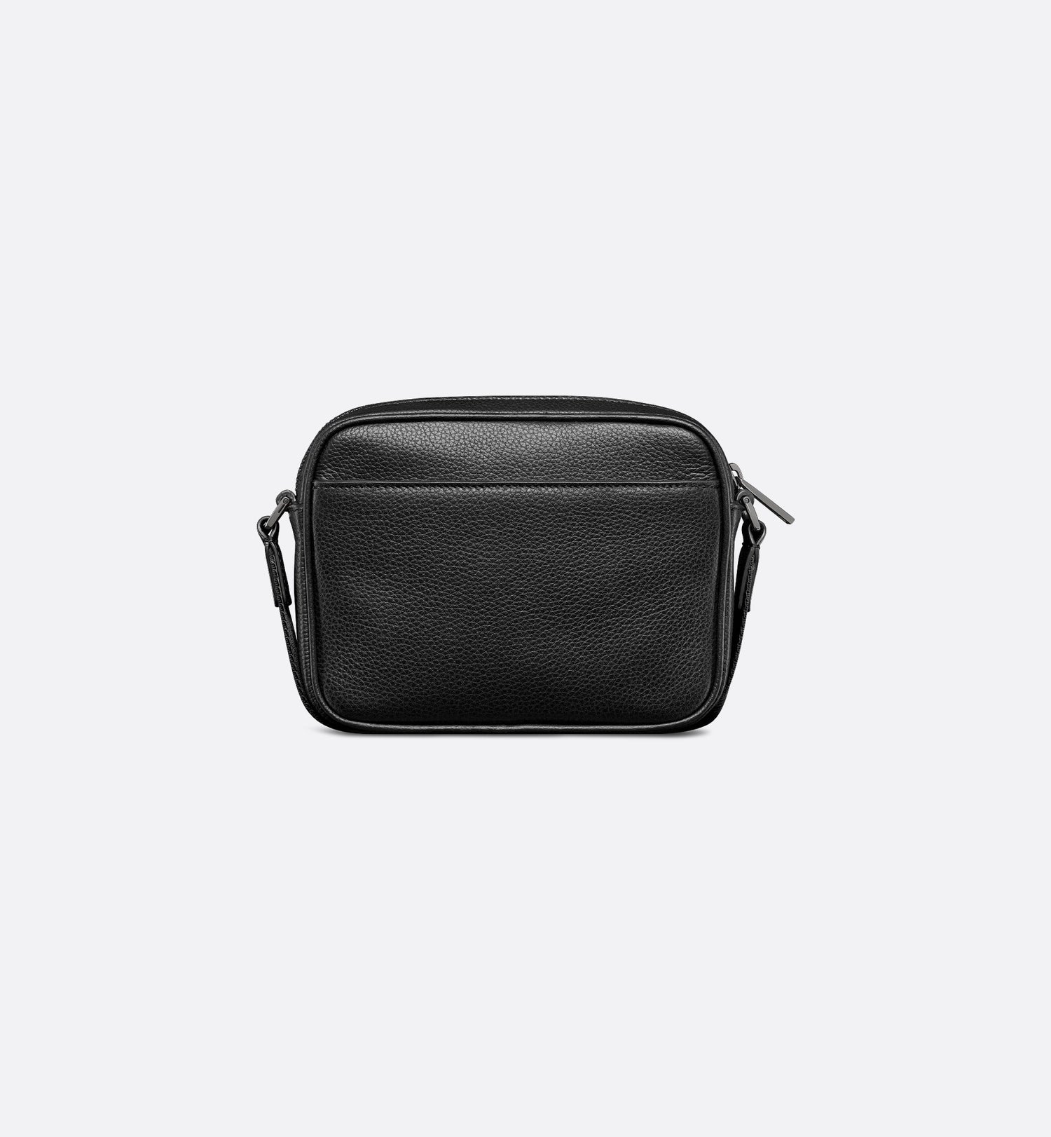 Mini Rider 2.0 Zipped Messenger Bag Black Dior Oblique Jacquard And Black Grained Calfskin