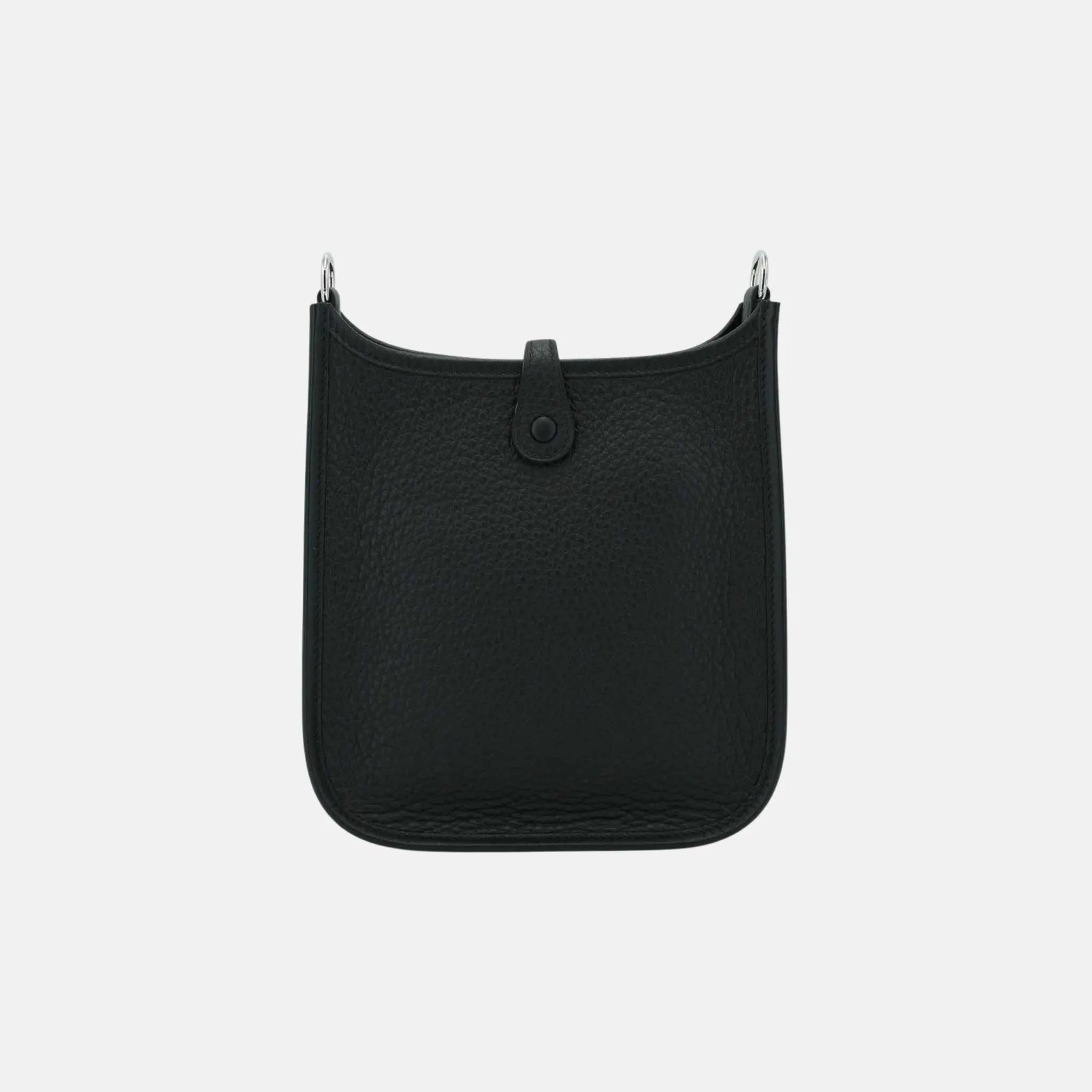 Mini Evelyne TPM Amazone 89 Taurillon Clemence Black PHW