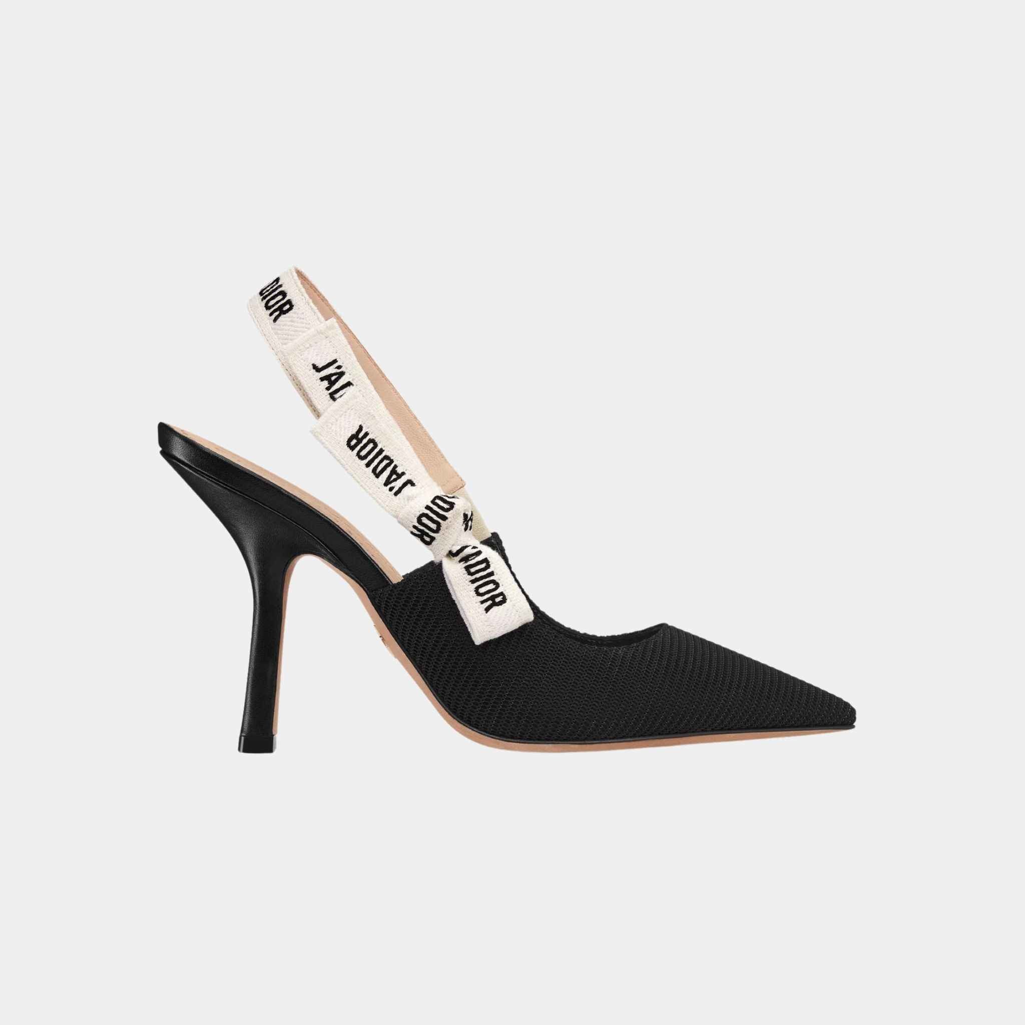 Dior JAdior Slingback Pump Black Technical Fabric