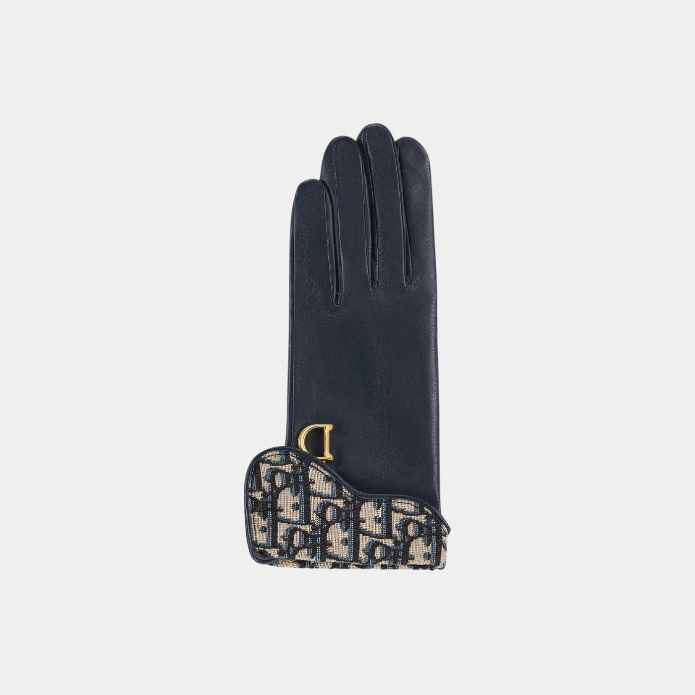 Dior - Saddle Gloves Navy Blue