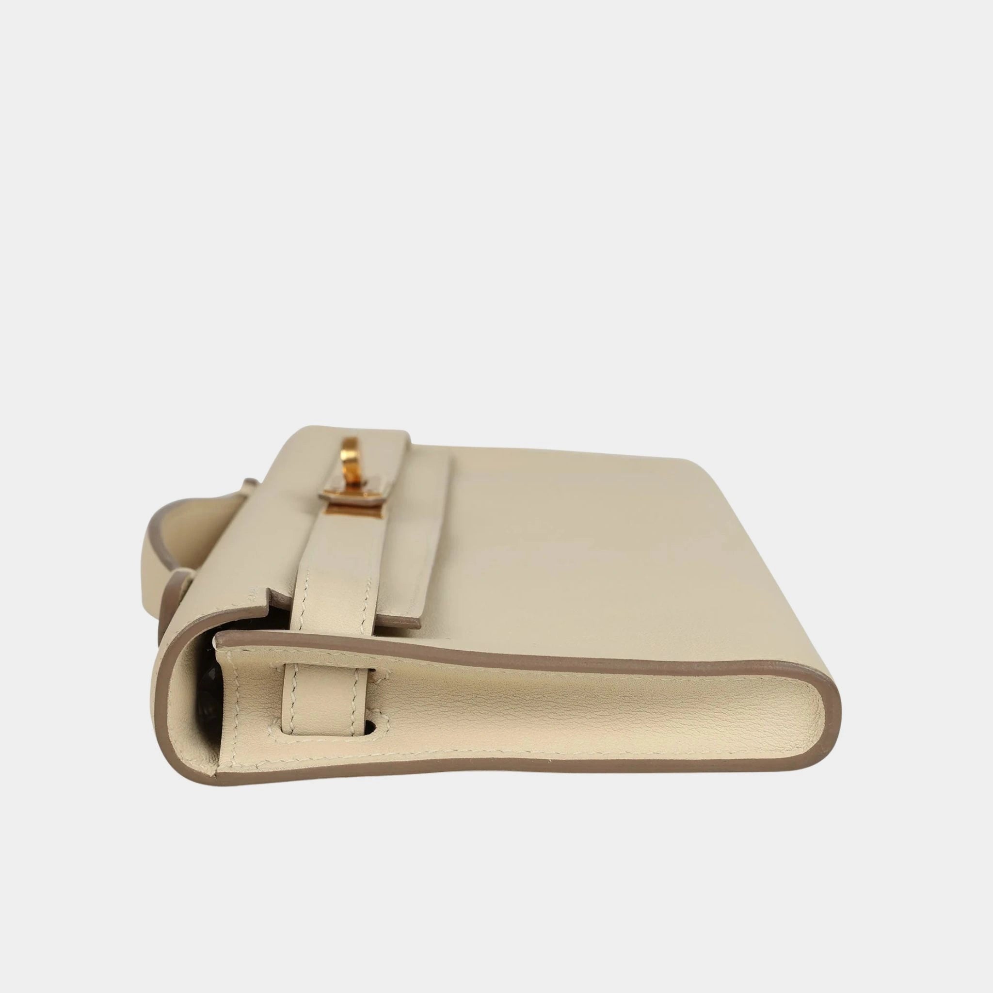 Kelly Cut Clutch Swift Craie GHW