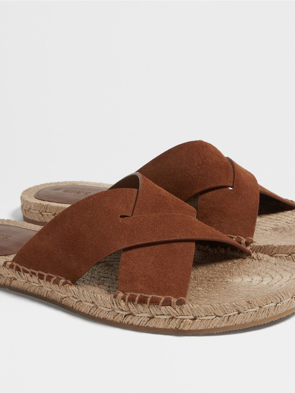 FOLIAGE SUEDE ESPADRILLE SANDALS