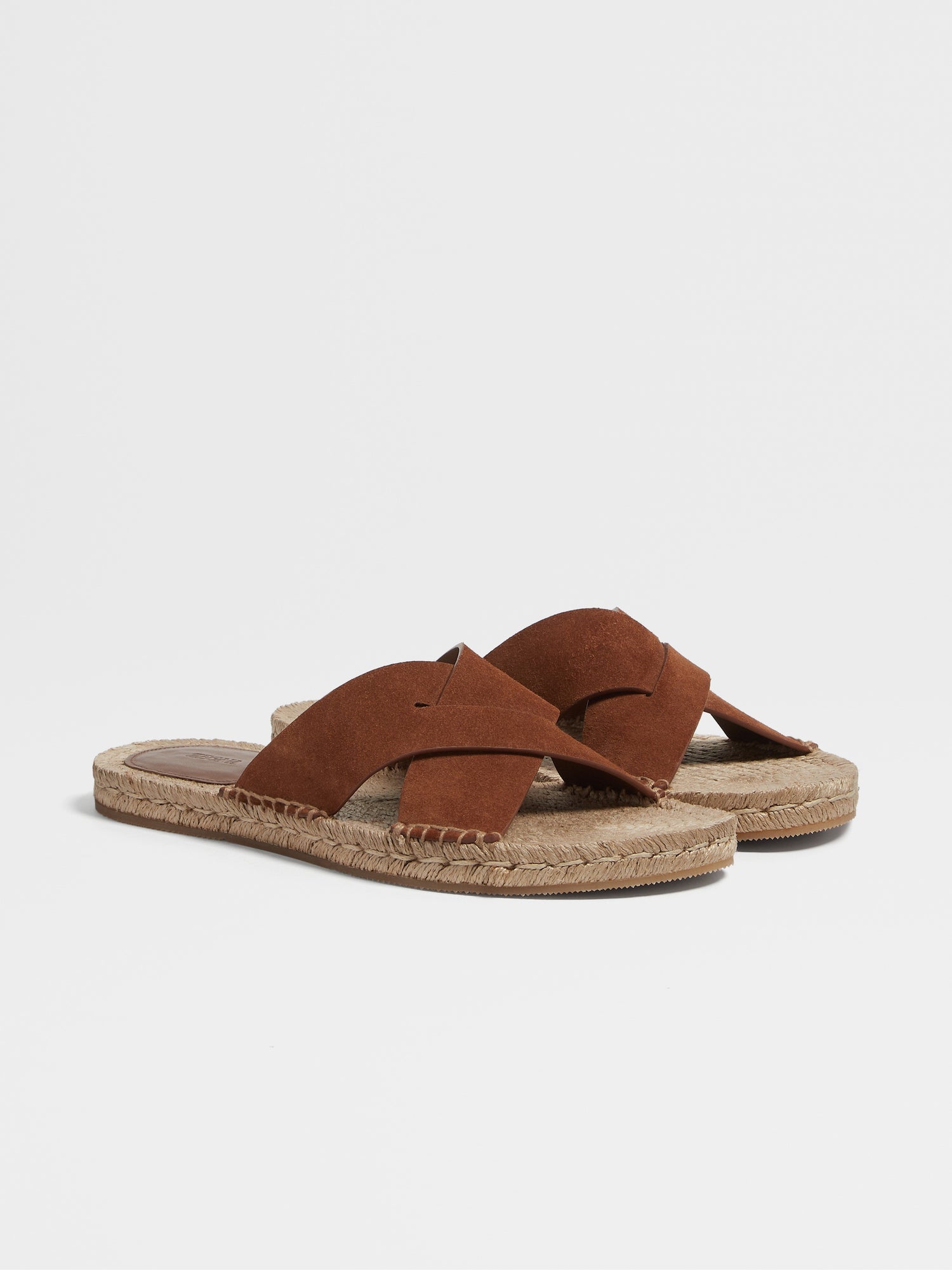 FOLIAGE SUEDE ESPADRILLE SANDALS