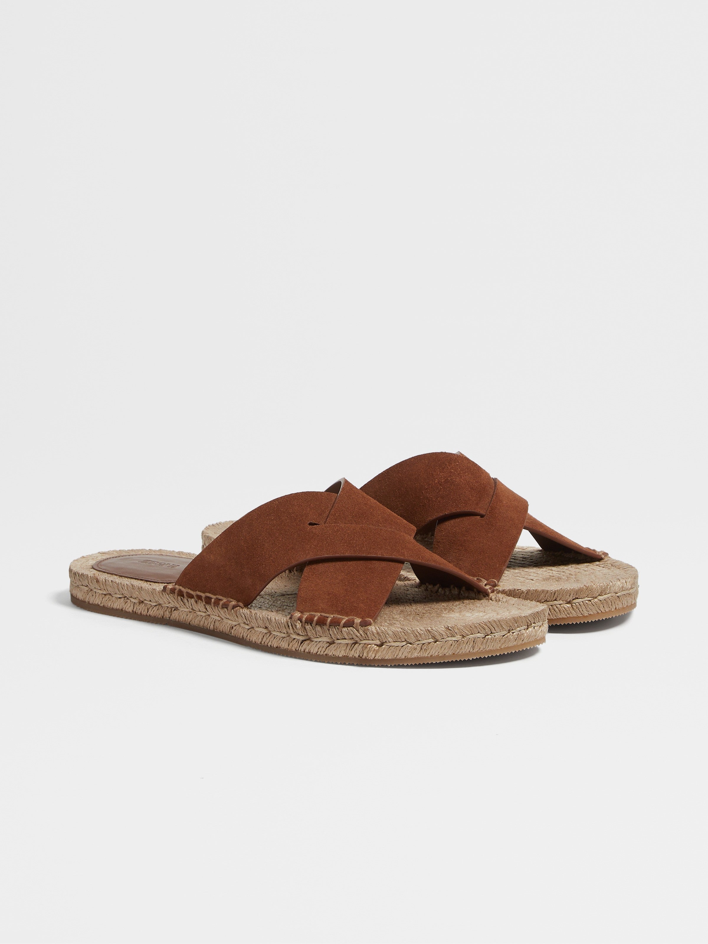 Foliage Suede Espadrille Sandals