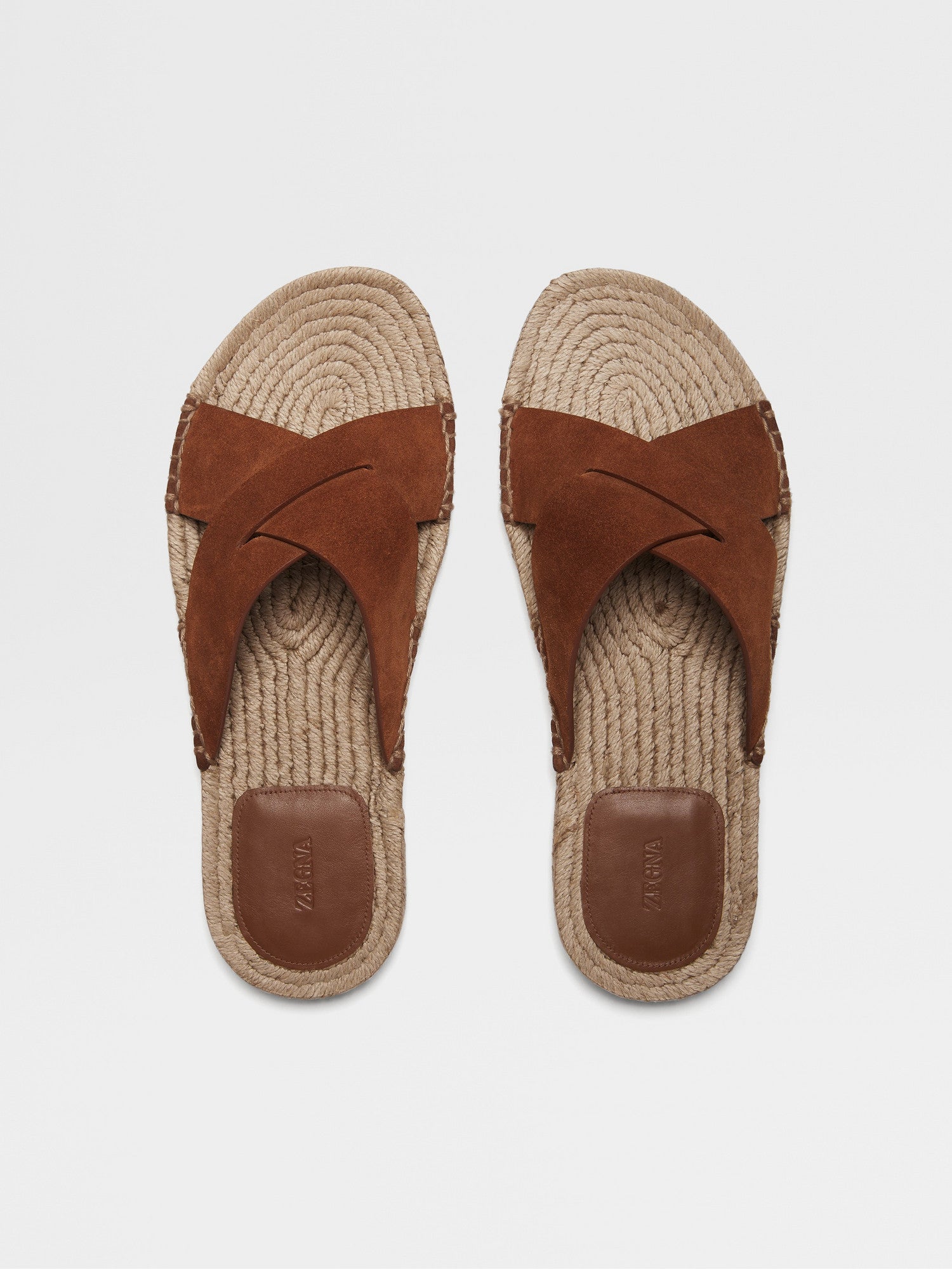 Foliage Suede Espadrille Sandals