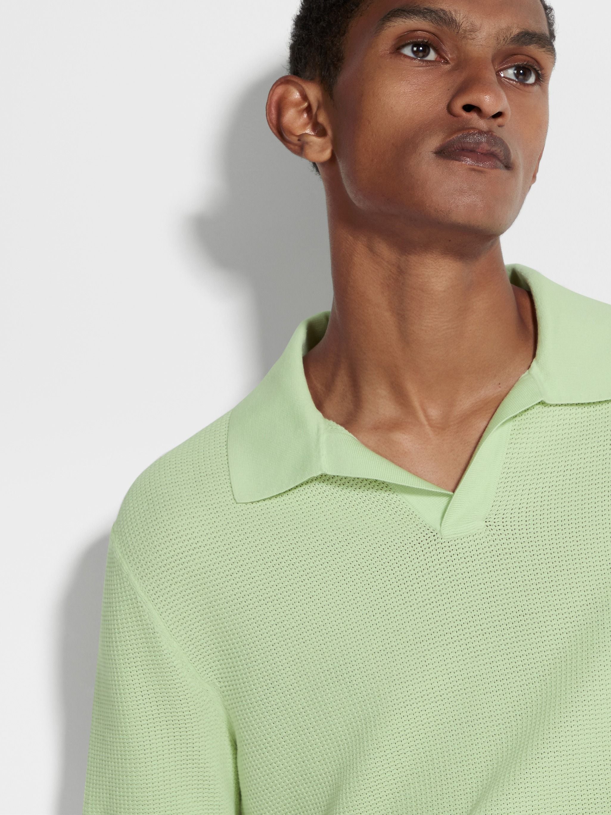 LIGHT AQUA GREEN PREMIUM COTTON POLO SHIRT