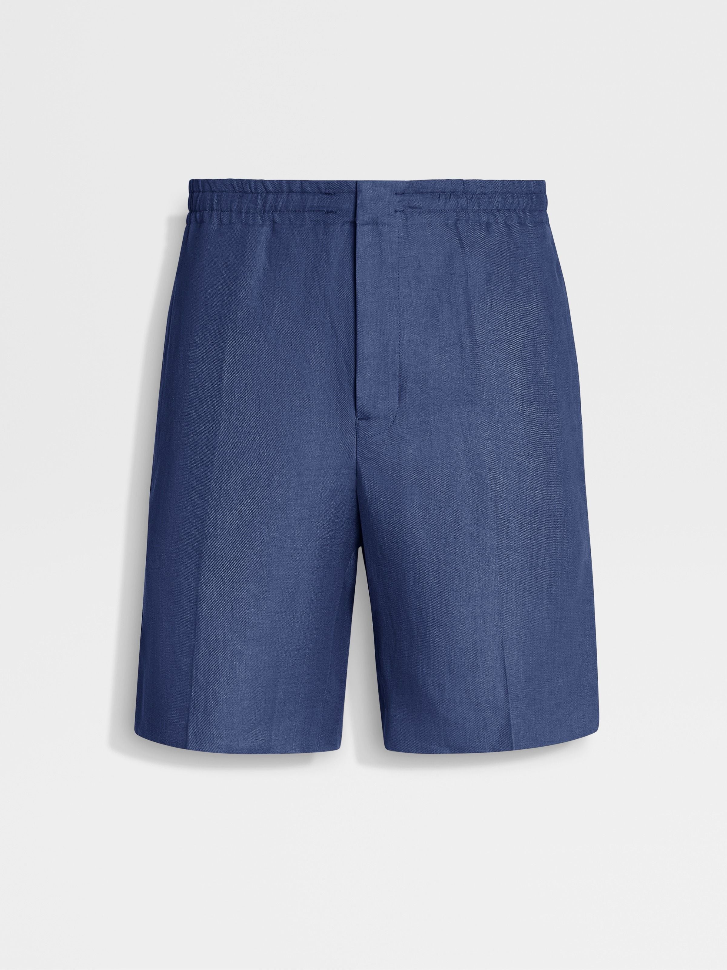 AVIO BLUE OASI LINO SHORT PANTS