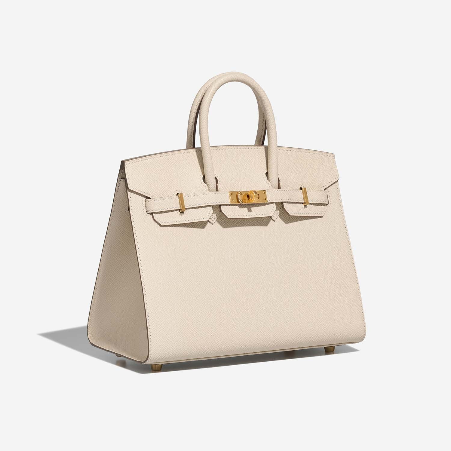 Birkin Sellier 25 - Epsom Craie