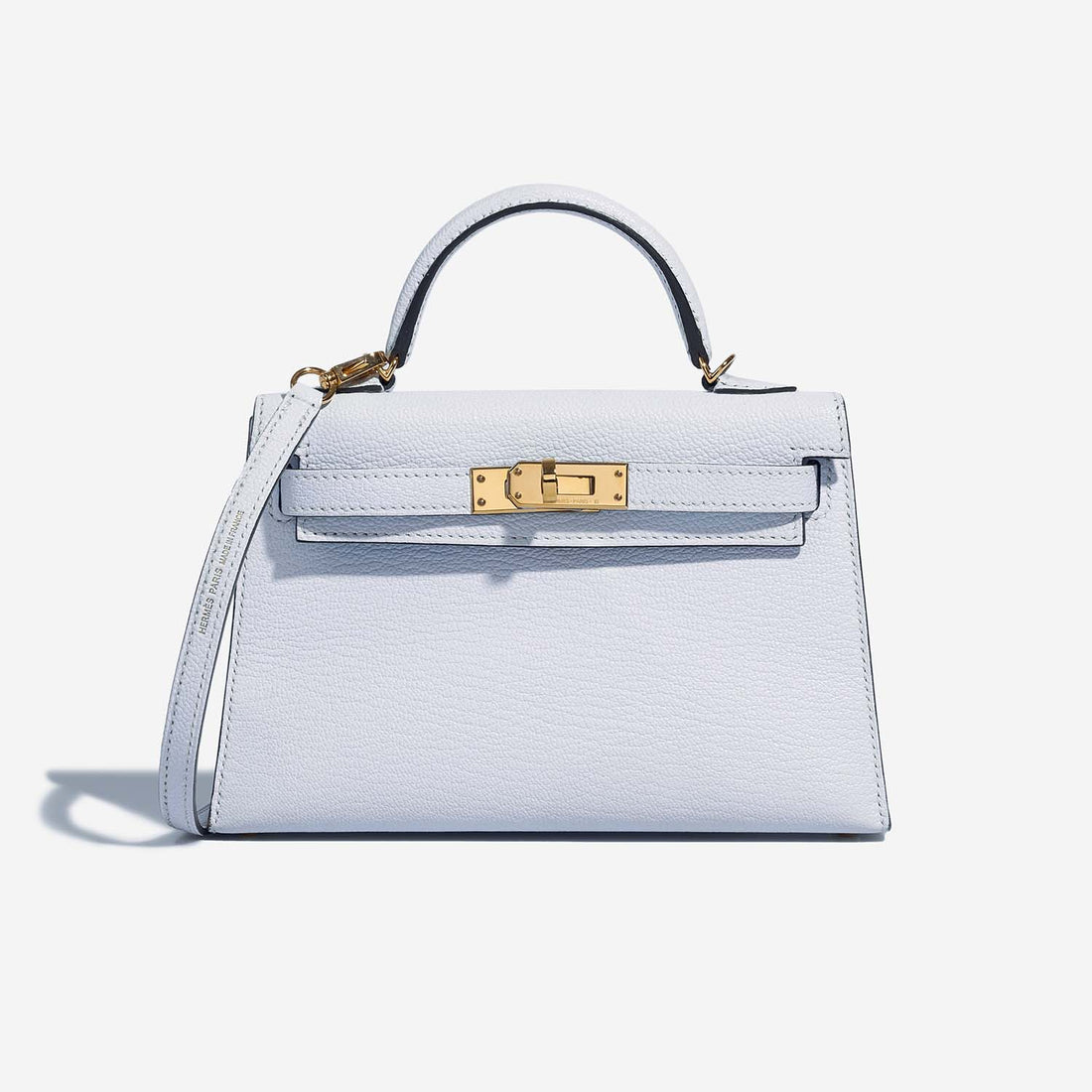 Kelly Mini Chevre Mysore Blue Brume