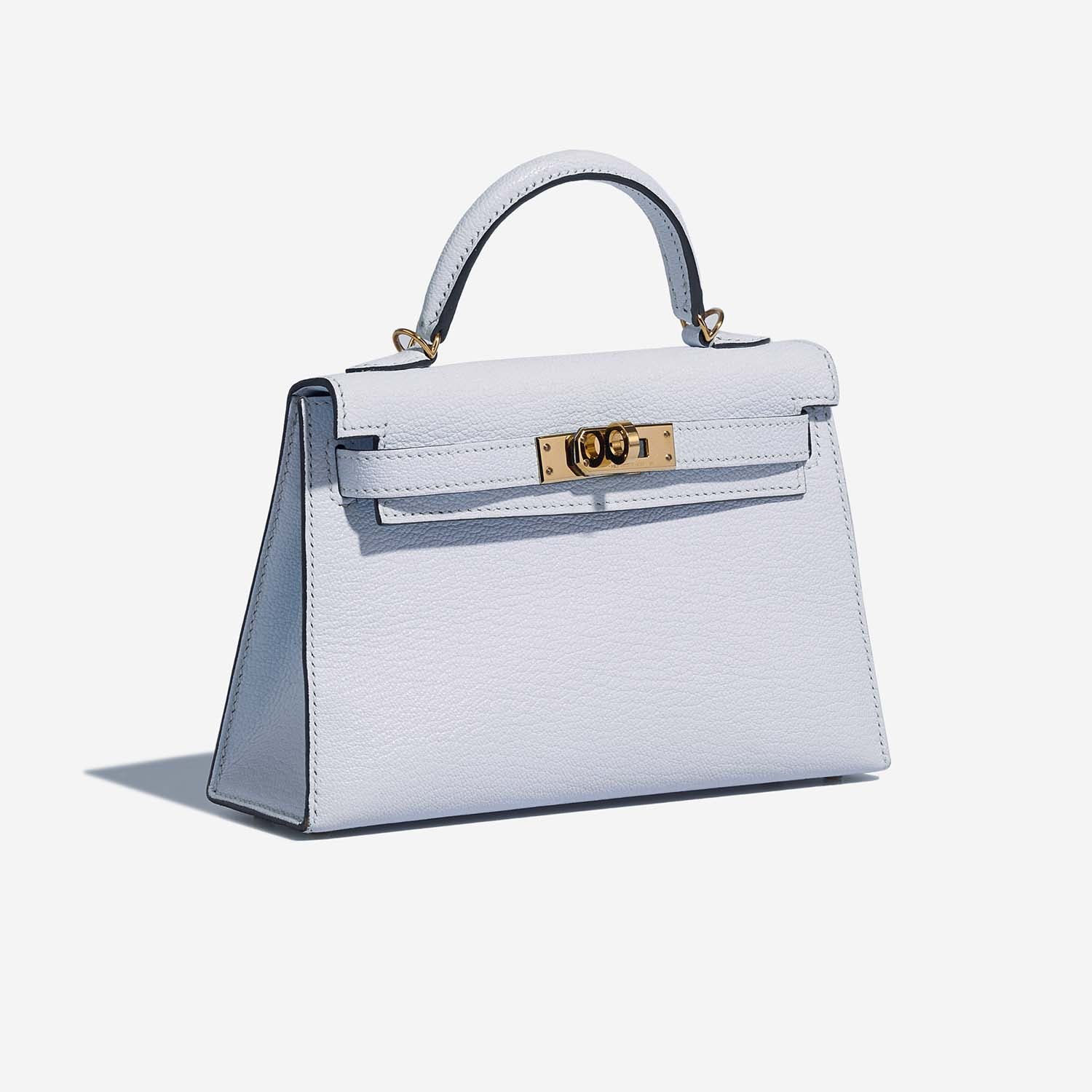 Kelly Mini Chevre Mysore Blue Brume