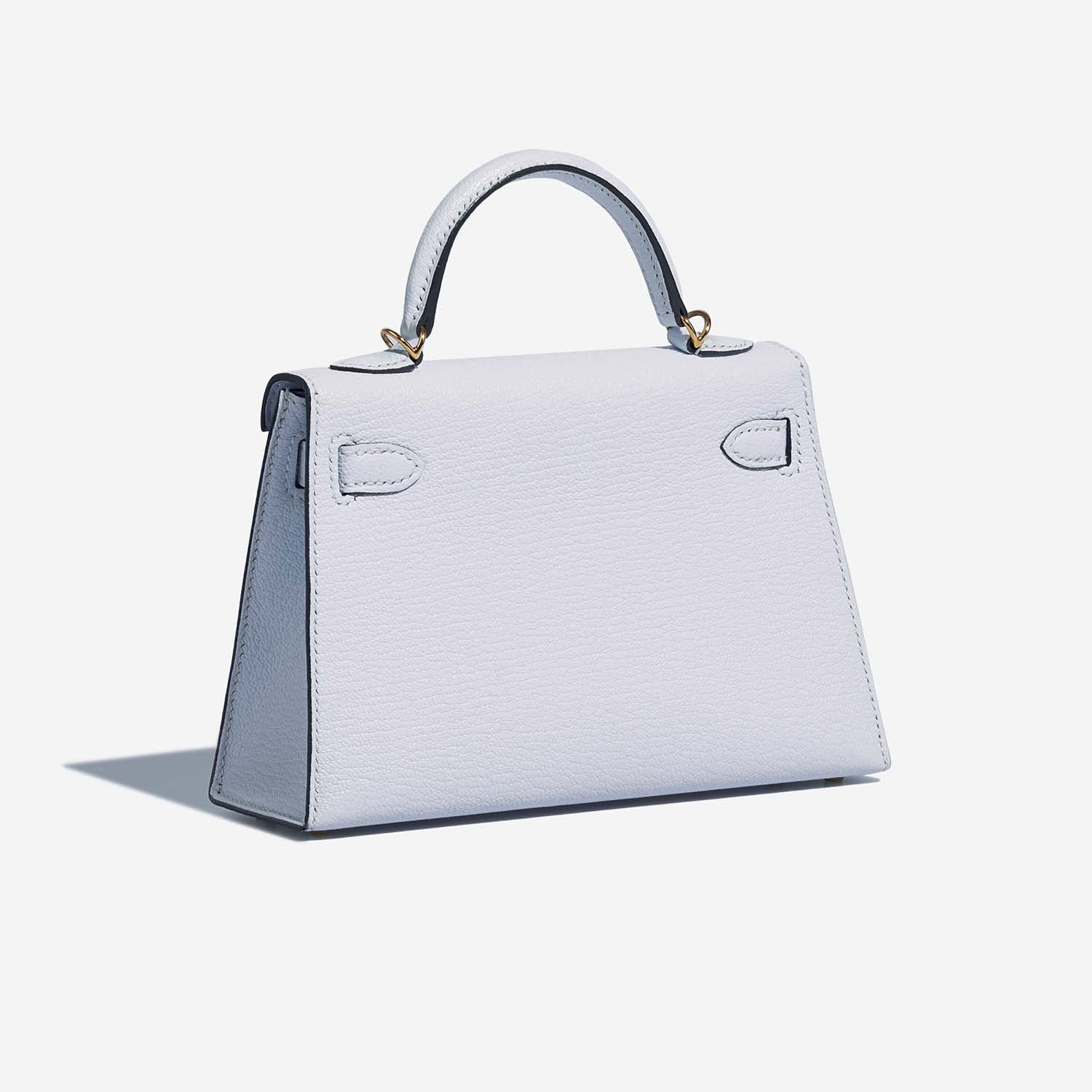 Kelly Mini Chevre Mysore Blue Brume