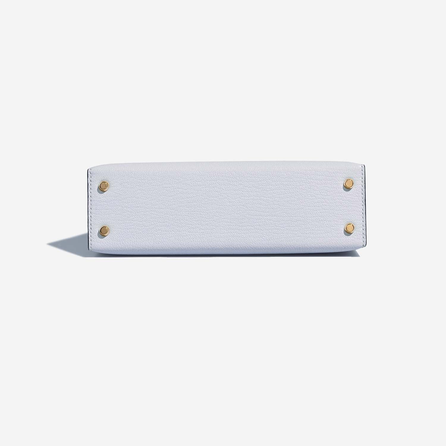 Kelly Mini Chevre Mysore Blue Brume