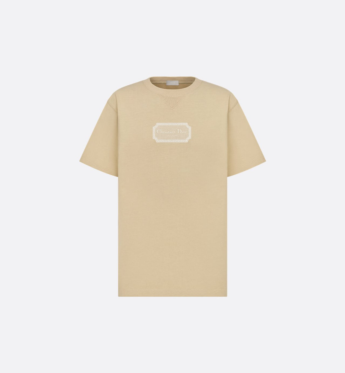 Cd Couture RelaxedFit T-Shirt Beige Cotton Jersey