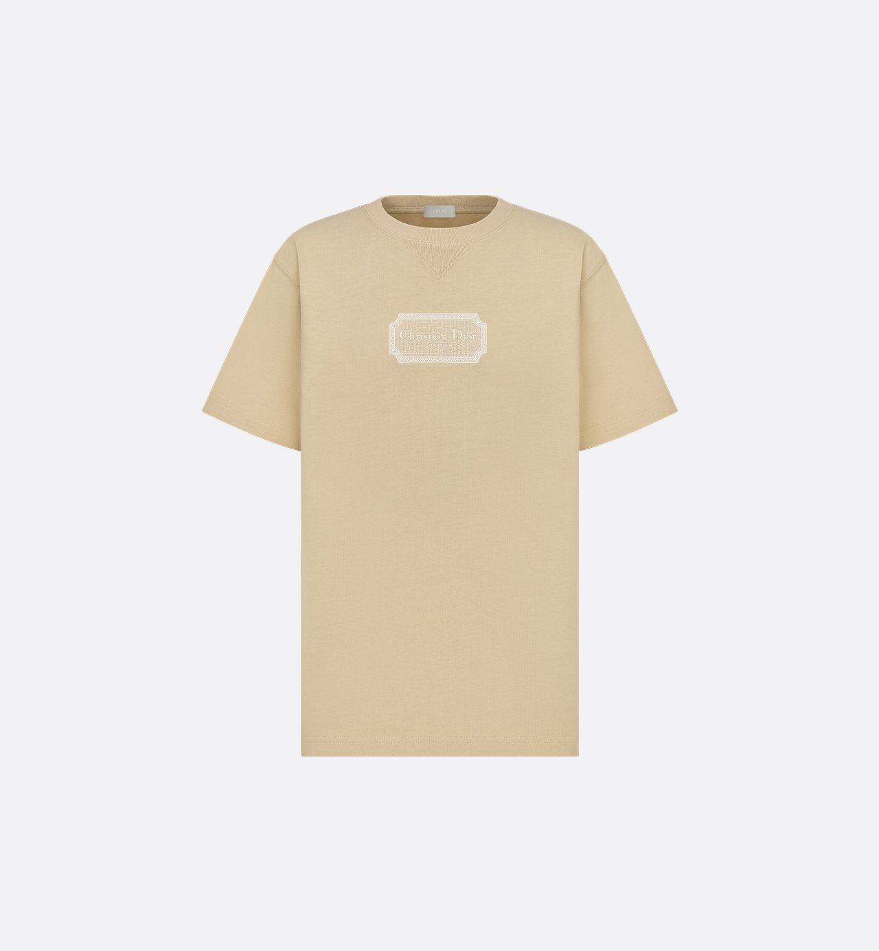 Cd Couture RelaxedFit T-Shirt Beige Cotton Jersey