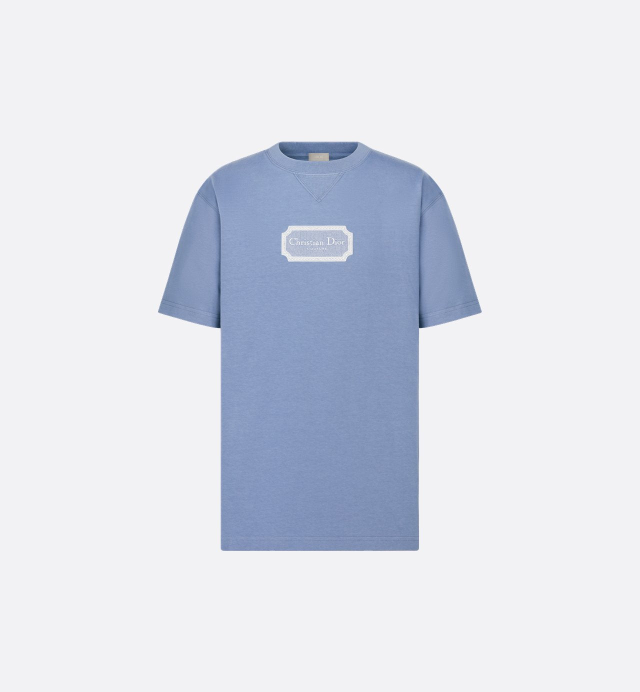 Cd Couture Relaxed Fit T-Shirt Blue Cotton Jersey