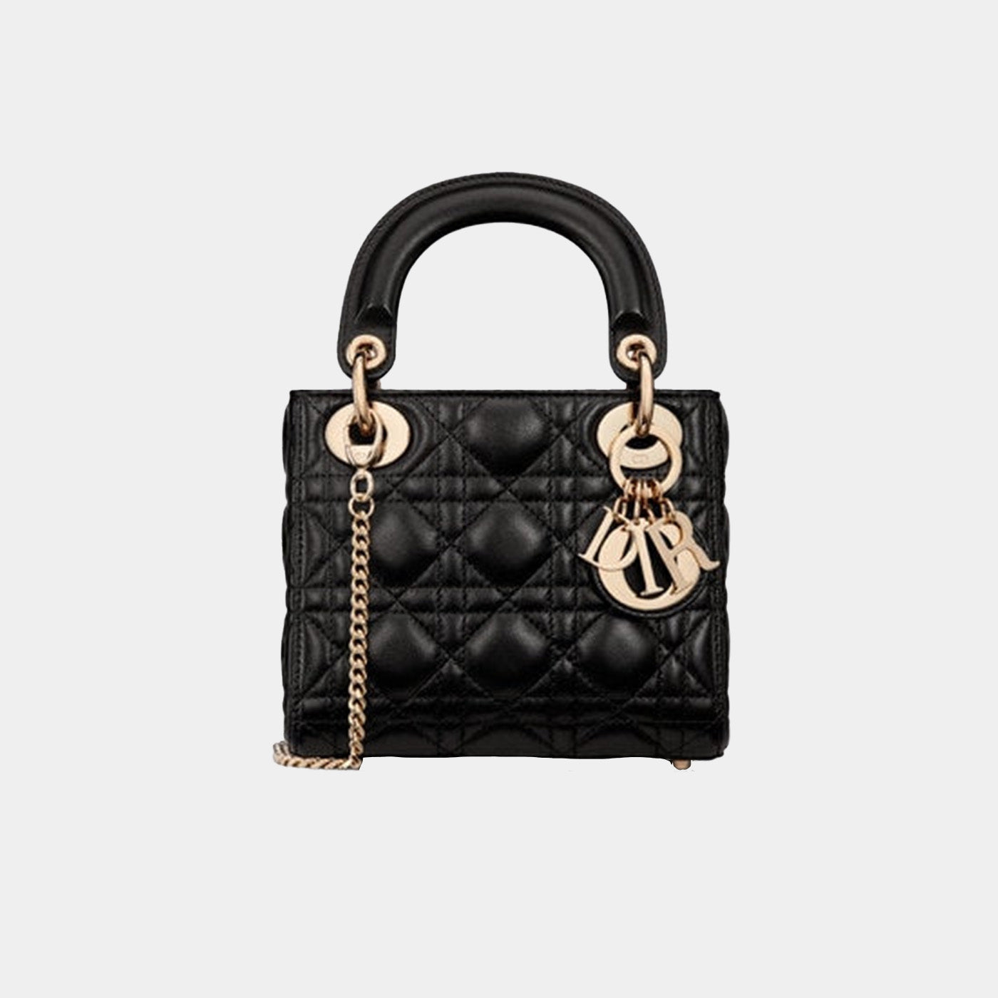 Mini Lady Dior Bag • Black Cannage Lambskin