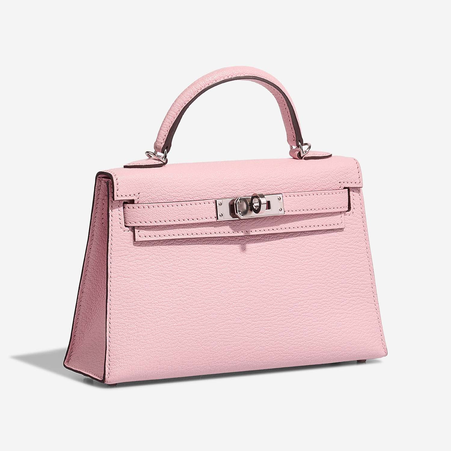 Kelly Mini Chèvre Rose Sakura