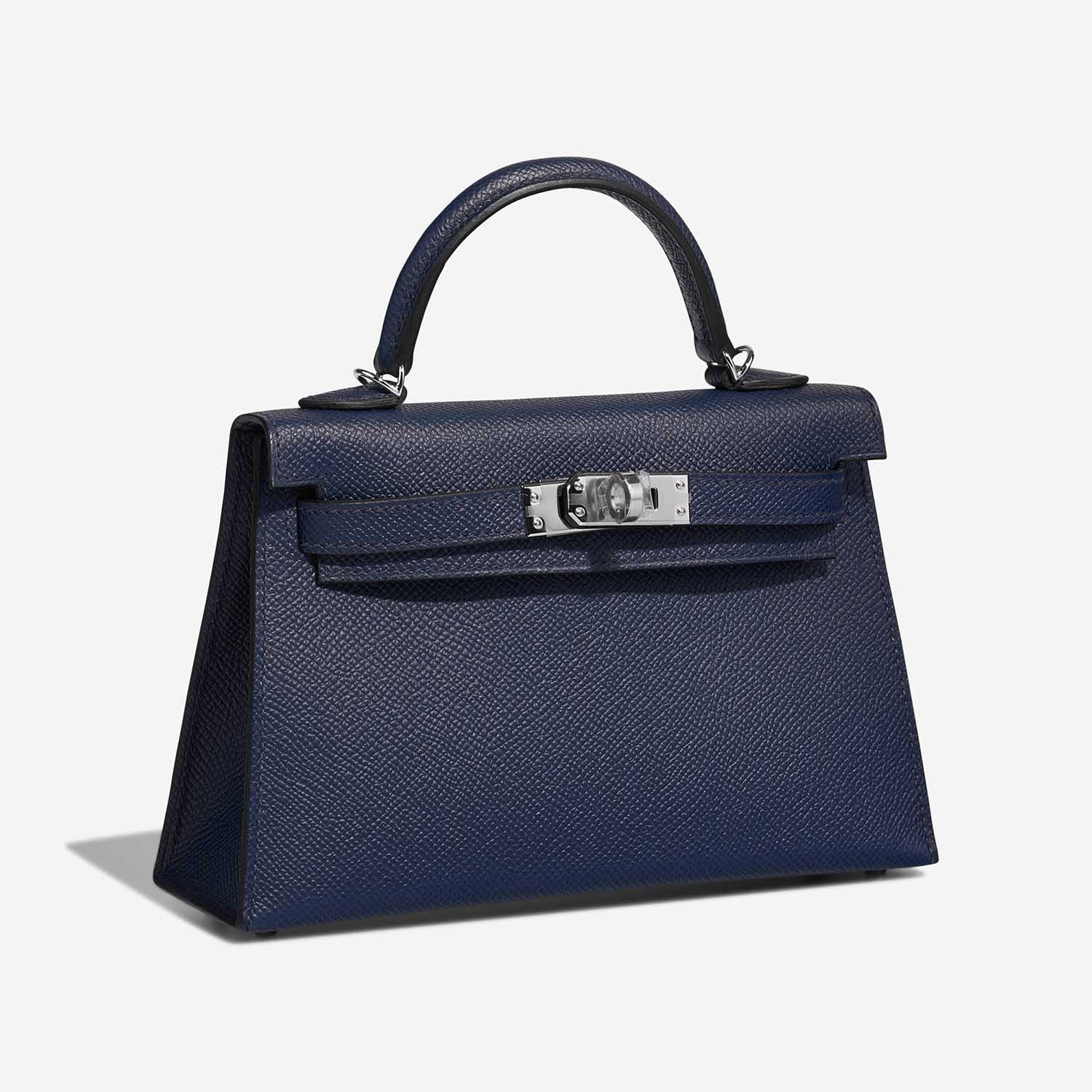 Kelly Mini Epsom - Bleu Navy