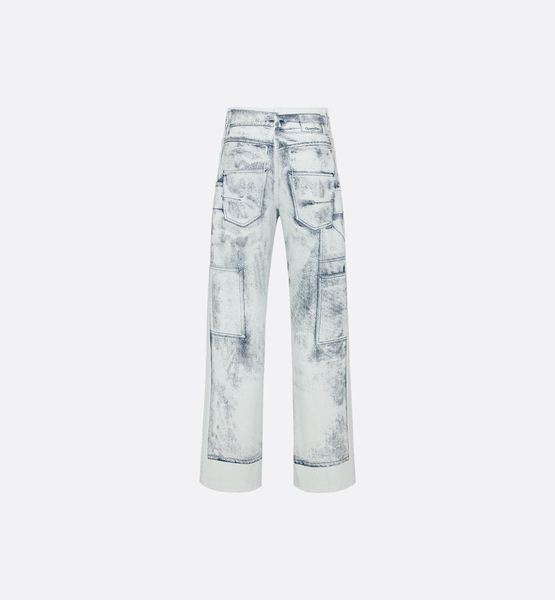 Carpenter-Effect Heritage Jeans Blue Cotton Twill