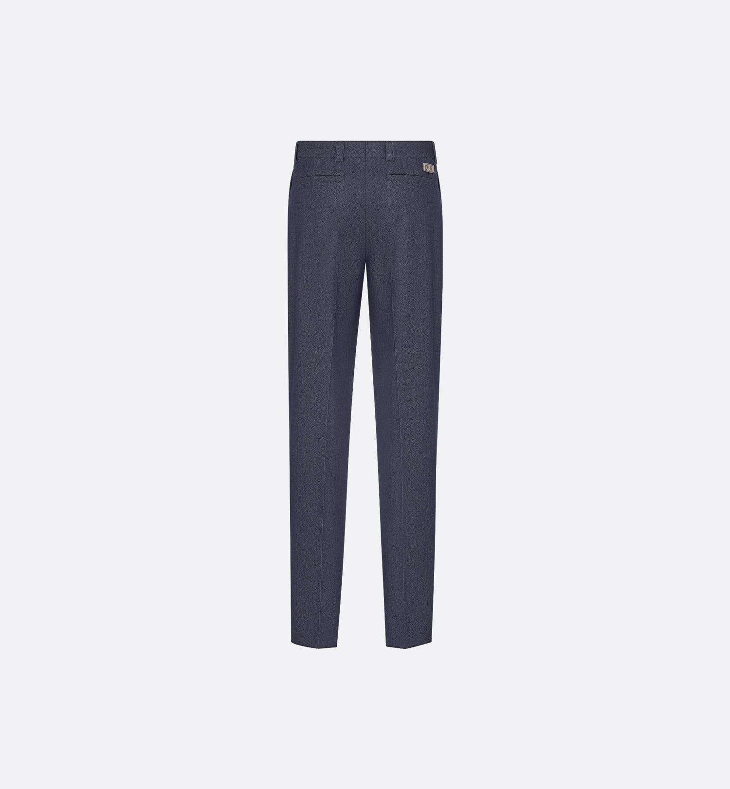 Icons Pants Blue Denim-Effect Cotton And Cashmere Blend