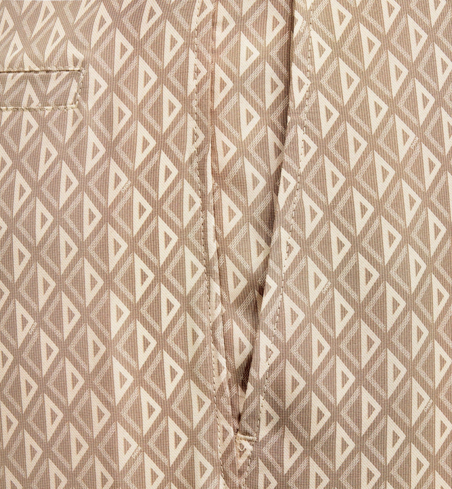 Cd Diamond Pajama Pants Beige Silk