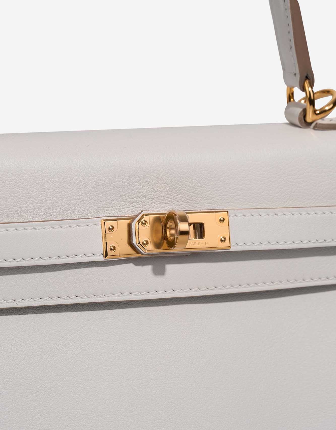 Hermès Kelly 25 Swift - Gris Pale