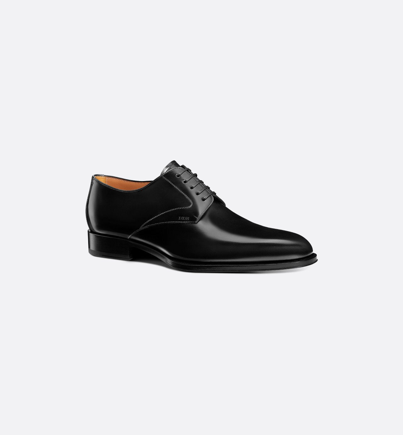 Dior Timeless Derby Shoe Black Polished Calfskin